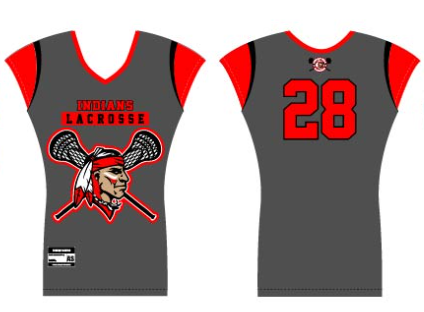 Cap Sleeve Lacrosse Jersey Size Samples