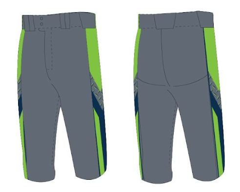 Tapered Softball Knicker Pants Size Samples