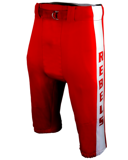 Dyed 4 Way Stretch Football Pants w/ Sublimated Side Panels